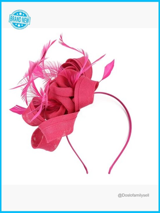 Vintage Fascinator Hat Headpiece Wedding Derby Cocktail Tea Party Hairband main image 4